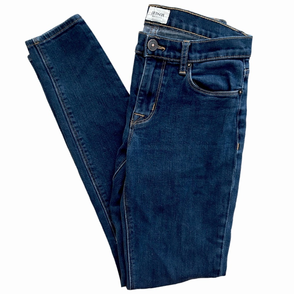 Hudson Jeans Mid Rise Dark Wash Size 25 - Picture 3 of 8